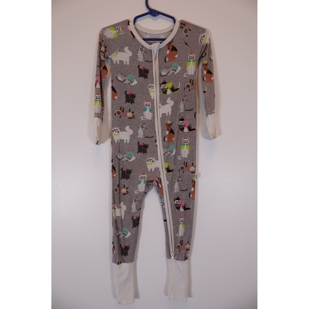 Little Sleepies Cozy Cats Zippy 12-18 Months